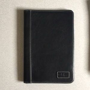 Cole Haan black leather kindle case